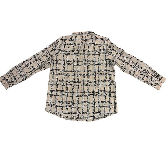 Karl Lagerfeld Paris Printed Button Front Blouse XL - Picture 5 of 9